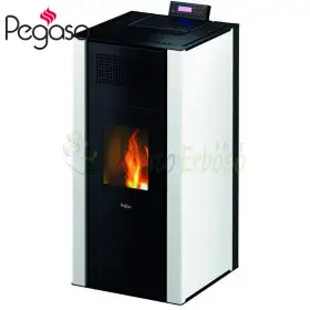 Mira 16 - 16 Kw Hydro Pellet Stove White Pegaso - 1
