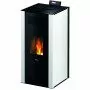 Mira 22 - 22 kW hydro pellet stove, white