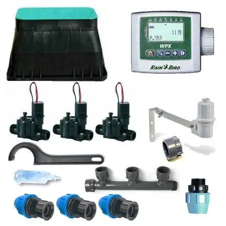 Kit de riego, Rain Bird 3 zona 9V Rain Bird - 1