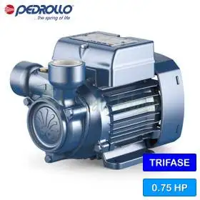 PQ 65 - Electrobomba con impulsor periférico trifásico de 0,75 HP
