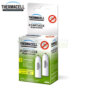 Package with 2 butane gas cartridges