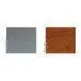 Borde Corten H100 entrelazado simple de 20 m con clavijas Mat - 7