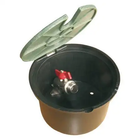 The cockpit garden with fire hydrant