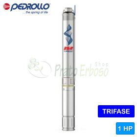 Bomba eléctrica sumergible trifásica 3SR 1/42 - 1 HP