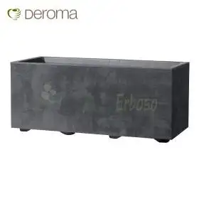 Millennium - 79cm cassette vase anthracite Deroma - 1