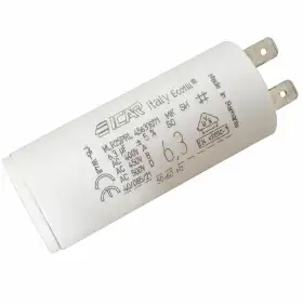 6 F - 6,3 micro farad 450 VL condensator Pedrollo - 1