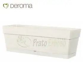 CASSETTA SAVE R white - 49 cm white cassette vase Deroma - 1