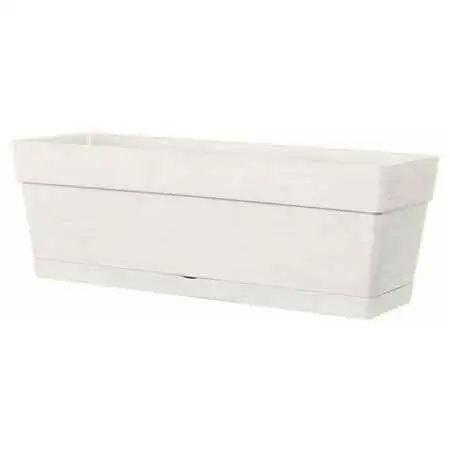 CASSETTA SAVE R white - 49 cm white cassette vase Deroma - 1