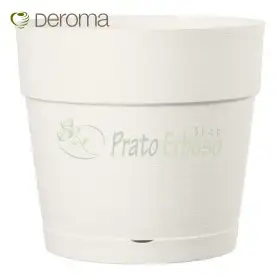 SAVE R POT e bardhë - vazo e bardhë e rrumbullakët 38 cm Deroma - 1