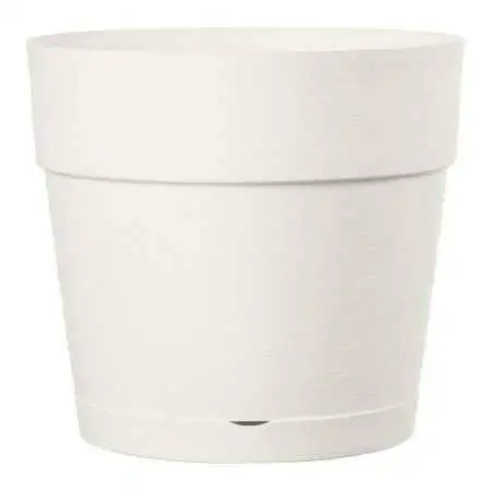SAVE R POT weiß – 38 cm runde weiße Vase Deroma - 1