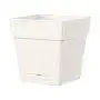 QUADRO SAVE R alb - vaza patrata alba de 17 cm Deroma - 1