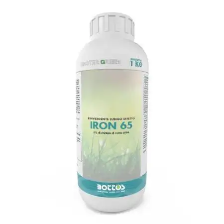HIERRO 65 6 Fe - 1 kg de fertilizante líquido para césped