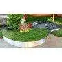 Simple 20 m interlocking Corten border H100 with pegs Mat - 4