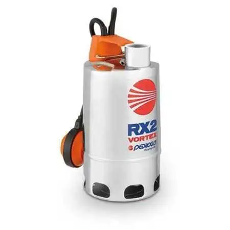 RX 4/40 - Pompë elektrike trefazore VORTEX 1 HP për ujë të ndotur