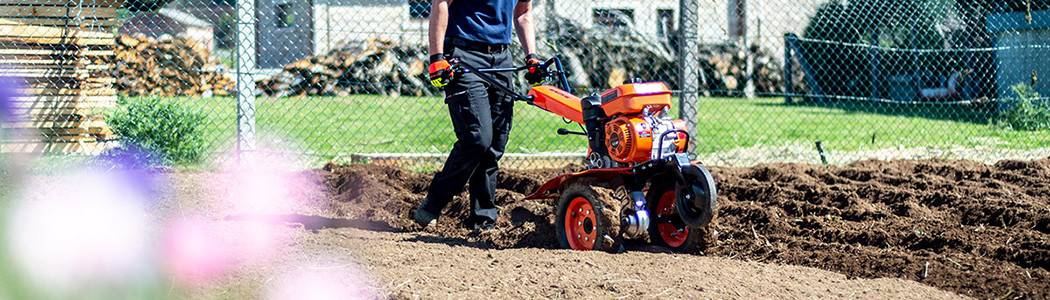 Petrol-powered tillers